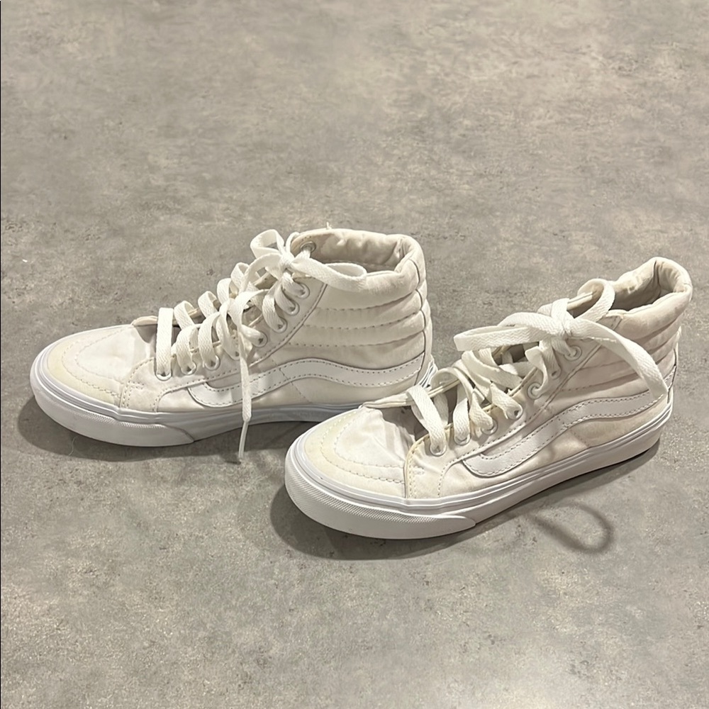 Vans Women's White High-Top Sneakers